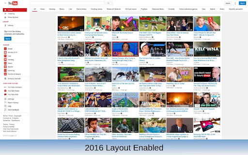 CustomTube - Restore the Old YouTube Layout