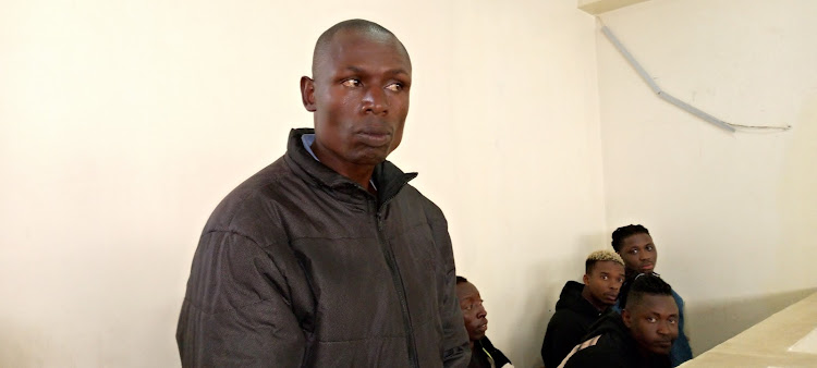 Benard Ongeri Bangi at the Kibera court on April 25, 2023