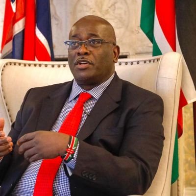 Outgoing Kenyan High Commissioner to the United Kingdom Manoah Esipisu