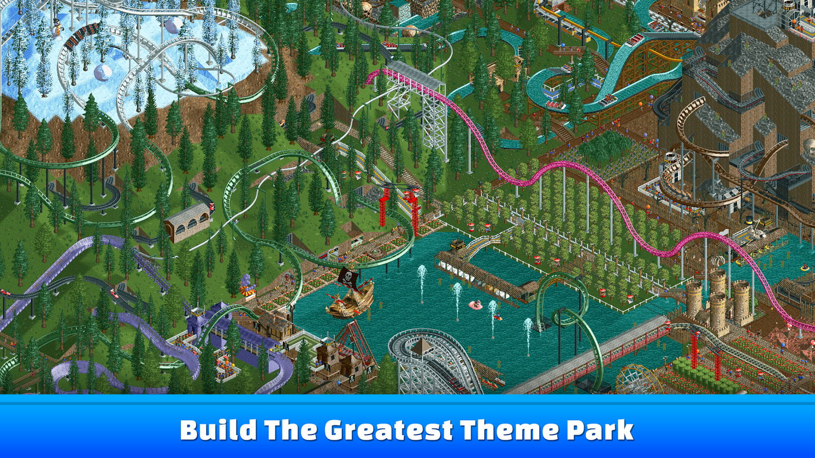  RollerCoaster Tycoon® Classic: captura de tela 