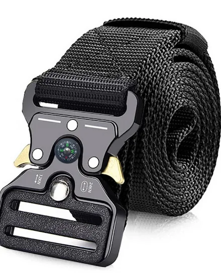 Genuine Tactical Belt Quick Release Outdoor Military Belt... - 1