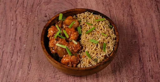 Fried Rice With Manchurian