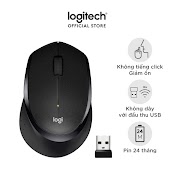 [Mã Elbau5 Giảm 5% Đơn 500K] Chuột Không Dây Logitech M330 Silent Plus - Giảm Ồn, Usb, Thuận Tay Phải, Pc/ Laptop