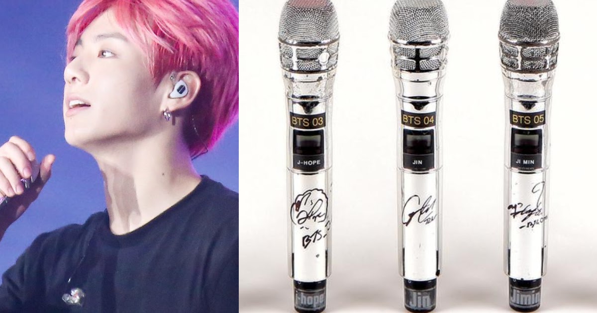 BTS Will Be Auctioning Off Their Autographed Microphones 