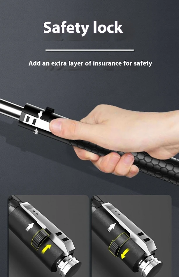 Bâton télescopique automatique à ressort, légal et extensible, arme de défense personnelle solide pour voiture, protection et sécurité.
