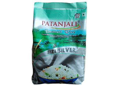 Patanjali Basmati Rice Silver - 1 kg