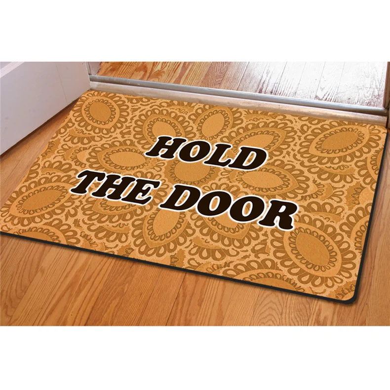 Tapis de sol de cuisine en caoutchouc motif tendance, antidérapant et durable, pour un confort optimal et une protection du sol.