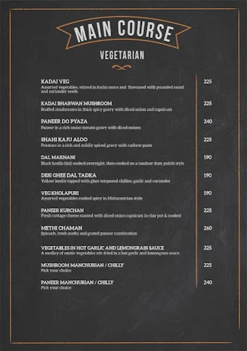 Nakkshatra menu 