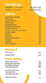 Bowlers menu 3