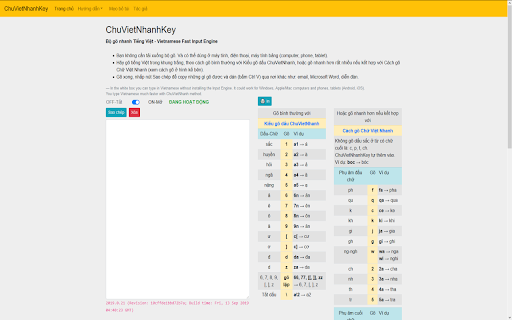 ChuVietNhanhKey - Gõ Nhanh Tiếng Việt