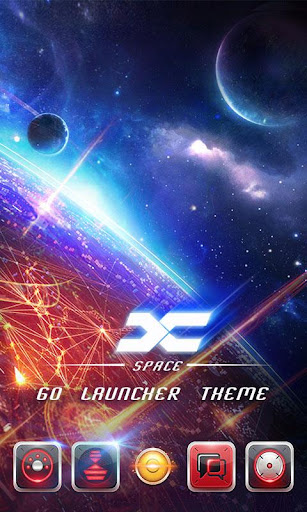 X Space GO Launcher Theme