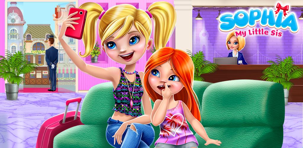 Игры с младшей сестрой. Игра my Emma.