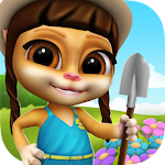 Cover Image of Unduh Emma the Cat Gardener: My Virtual Pet 1.4 APK