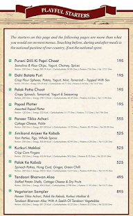 Chor Bizarre menu 1