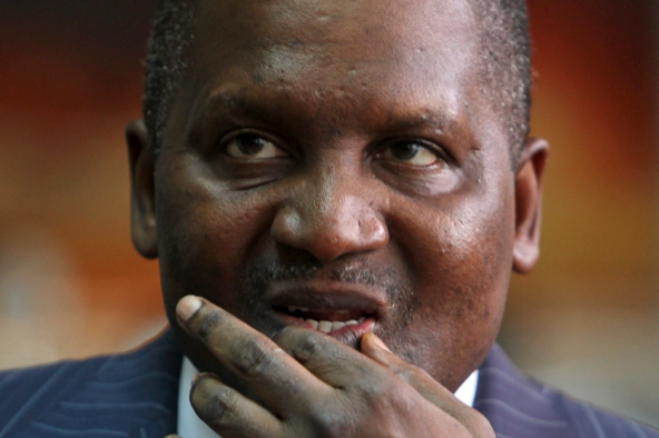 Nigerian billionaire Aliko Dangote.