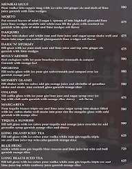 Bombay Bar Exchange & Eatery menu 1