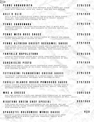 Pastaology menu 1