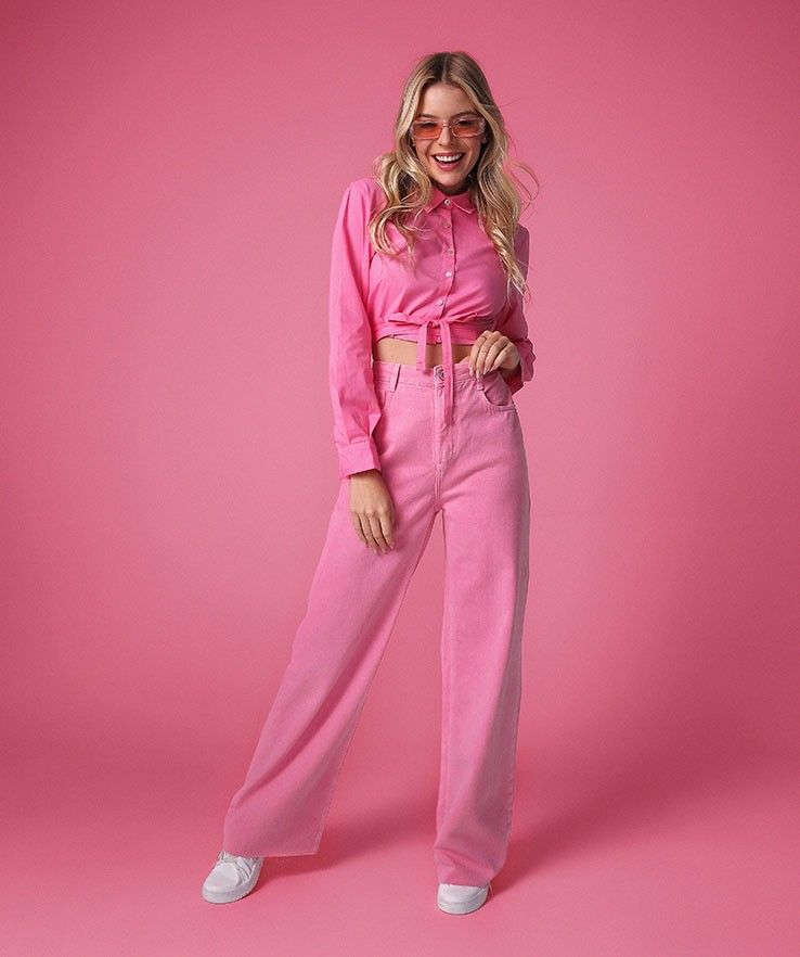 Roupas rosa inspiradas na barbie para moda feminina