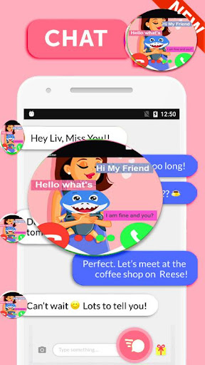 chat with baby mami shark prank