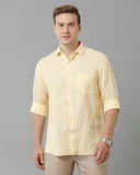 Striped Shirt With Patch Pocket