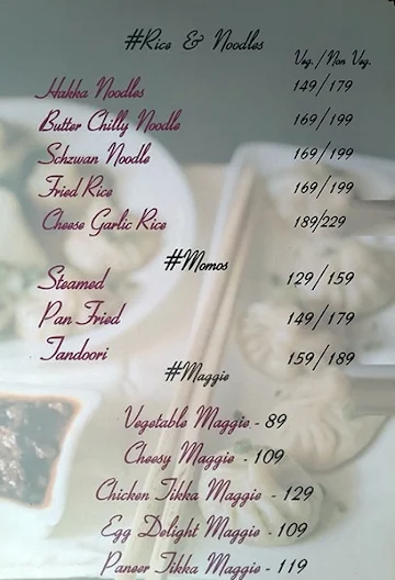 De' Bistro menu 