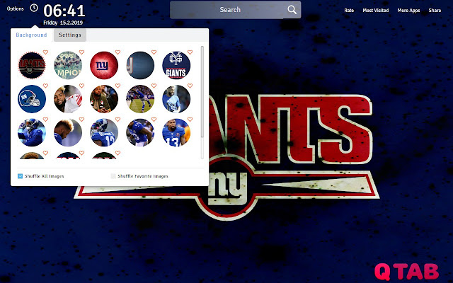 New York Giants Wallpapers Theme New Tab