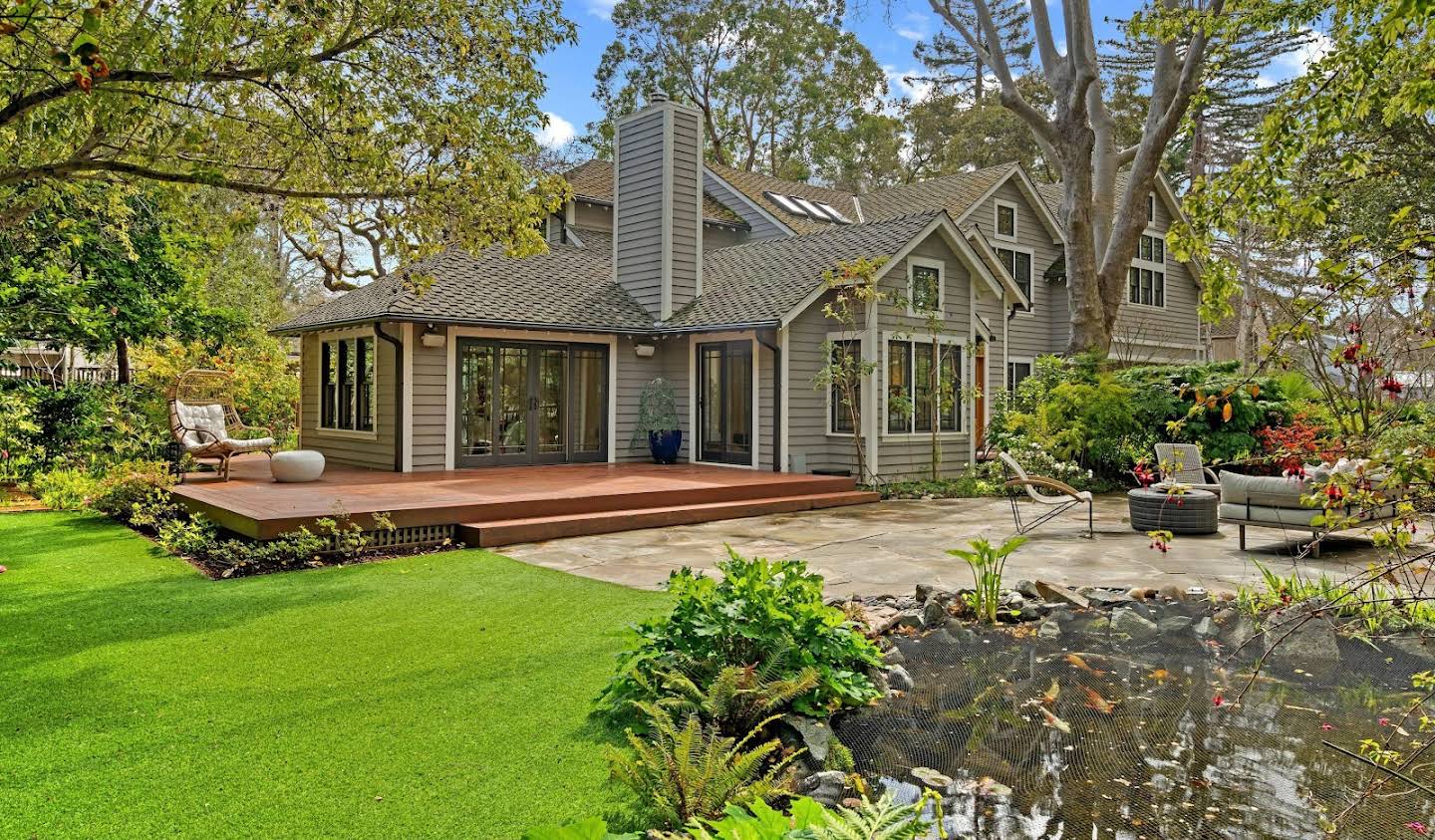 House with garden Menlo Park