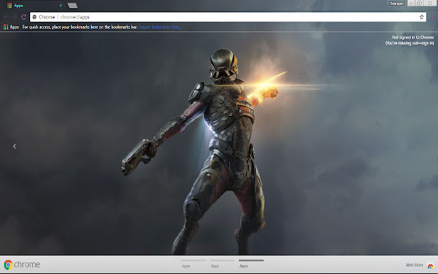 Mass Effect Andromeda 1366x768 chrome extension
