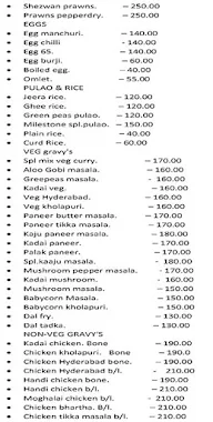 New Milestone Restaurant menu 2