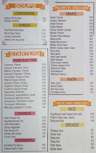 Kali Ghata menu 2