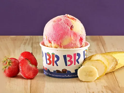 Banana 'N Strawberries Ice Cream