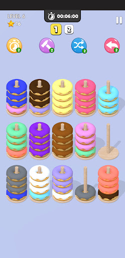 Screenshot Donut Sort Match 3D Game