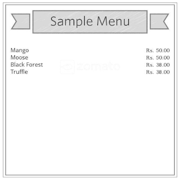 Annapurna Bakery menu 