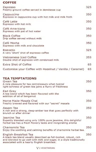 Chandigarh Baking Company - Jw Marriott menu 5