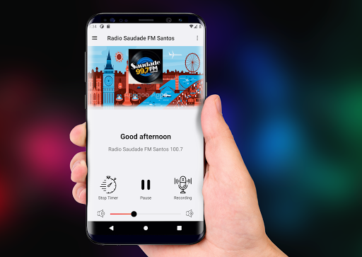Radio Saudade FM Santos 100.7 - Brasil Online App