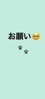 お願い🥺