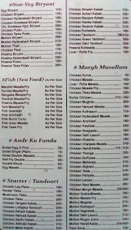 Pushpak Vihar menu 3