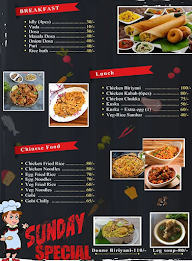 Dhru's Biriyani menu 1