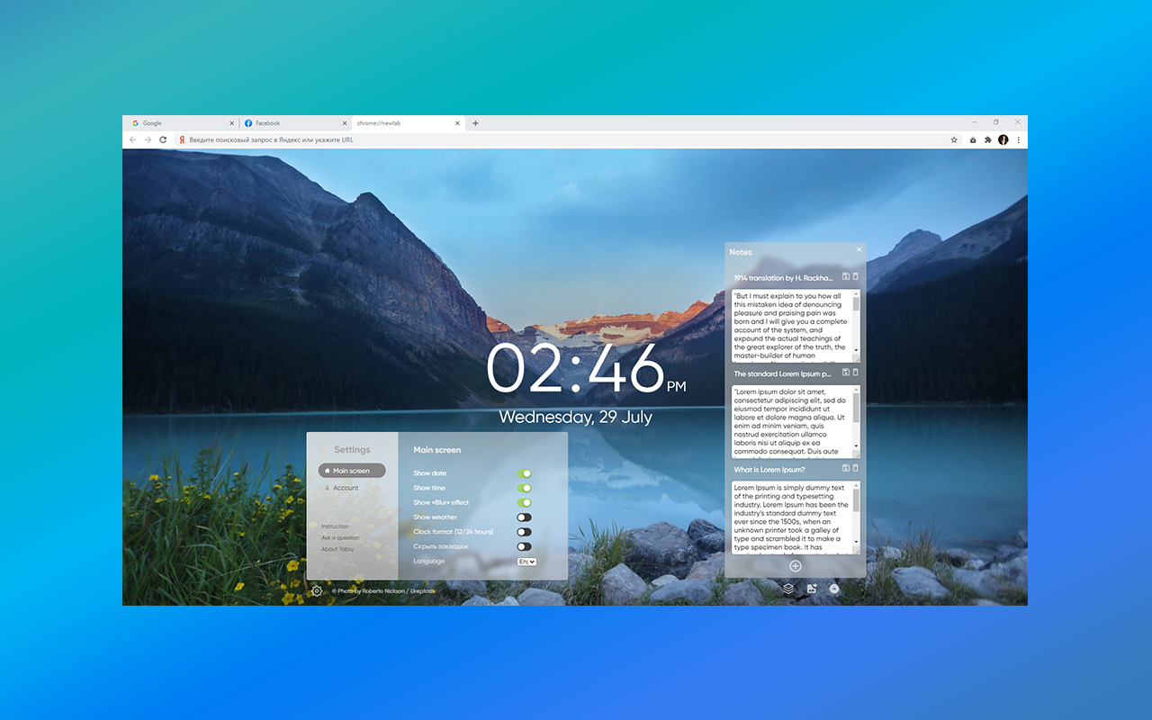 Tabsy - new tab theme Preview image 4