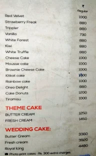 The Donuts menu 2