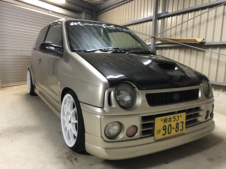 アルトのエンケイ・te37v・ATS DTC15インチ・ホイール交換・まるで靴を履き替えるよーに👞に関するカスタム事例の投稿画像2枚目