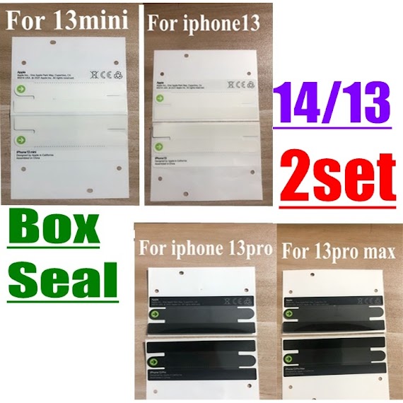 Bộ 2 Hộp Sticker Dán Trang Trí Cho Điện Thoại Iphone 14 Plus Pro Max 13 Mini Mini 13 Pro Max