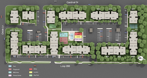 Property map of Loop Apartments's community