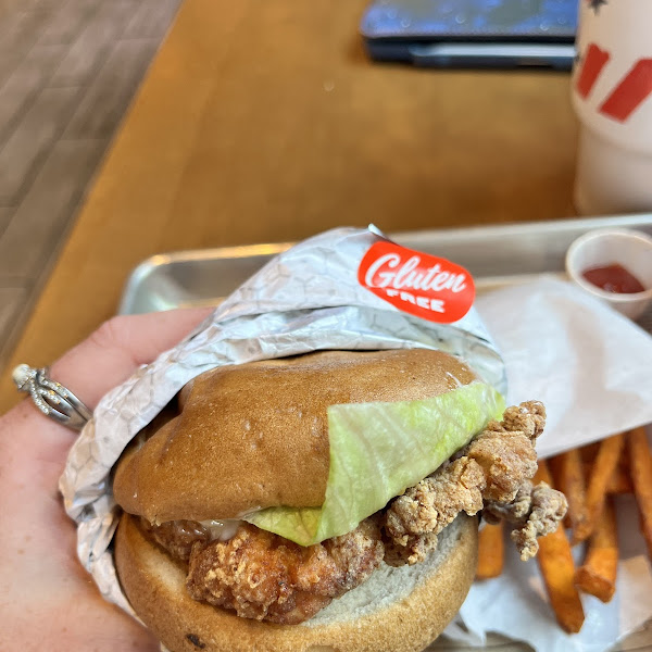 Gf chicken burger