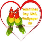 Valentines Day Romantic Love Wallpapers SMS in HD  Icon