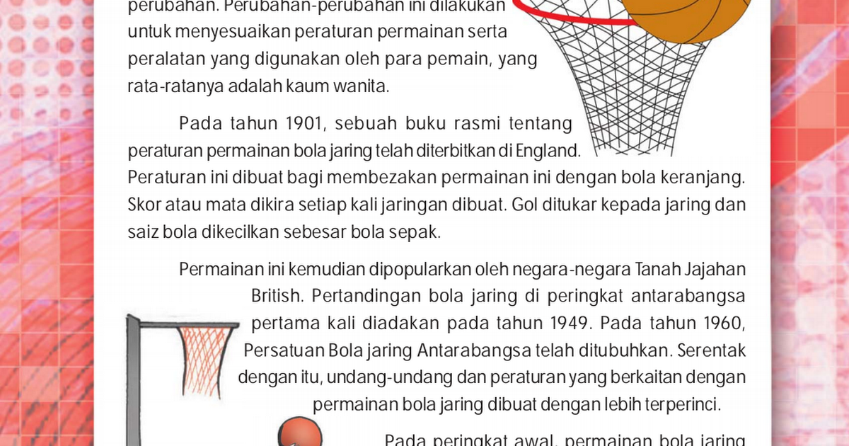 Jaring permainan bola Pendidikan Jasmani