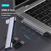 Coza Hub Mở Rộng Usb 3.0 2.0 Hub Type - C Hub Usb 4 Trong 1 Tốc Độ Cao Nhỏ Gọn Thông Dụng Cho Microsoft Surface Dock Hub Trạm Sạc Usb Di Động