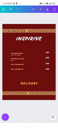 Inspirive menu 1