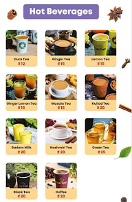 Tea Time menu 1