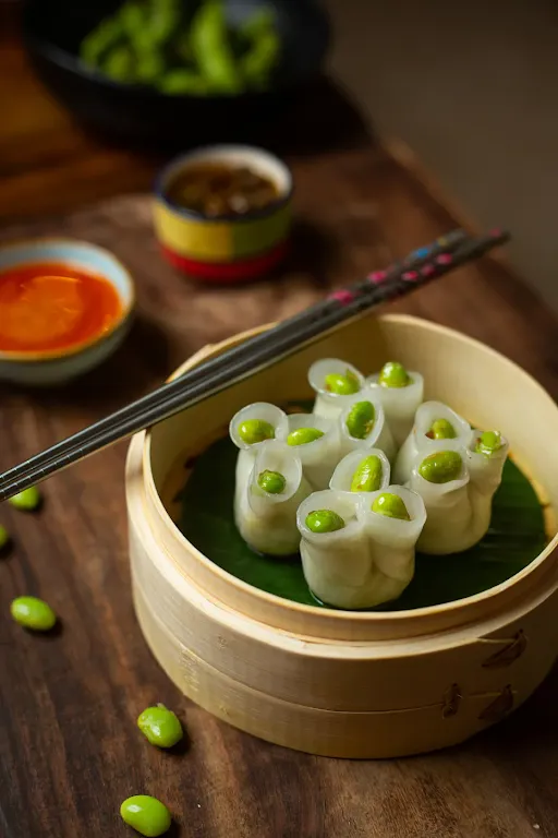 Truffled Edamame Dumplings